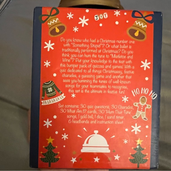 The Jingle Bell Box-Games & Quizzes-Fun Holiday Family Games-New In Sealed Box - Picture 4 of 6